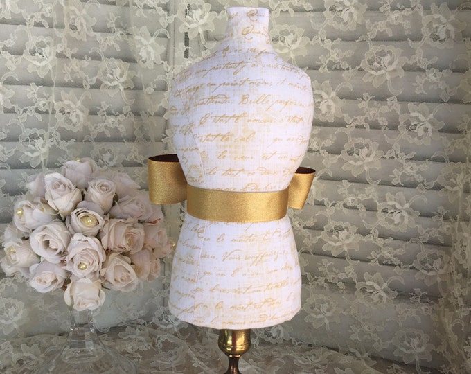 Dress Form Necklace Display Mannequin Jewelry Stand Fabric Etsy