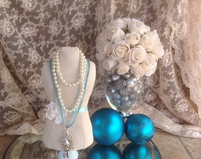 Mannequin, Dress Form, Necklace Display, Fabric Bust, Jewelry Display