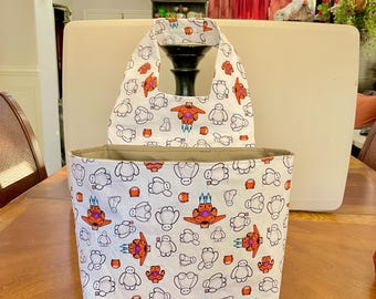Balloon man car trash bag: Waterproof hanging garbage bin for RV, camper, travel