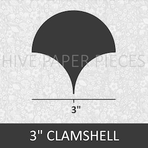 Puede incluir: Un troquel de concha de 7,6 cm de diámetro, de color negro, para proyectos de manualidades. El troquel se muestra sobre un fondo blanco con un patrón floral.