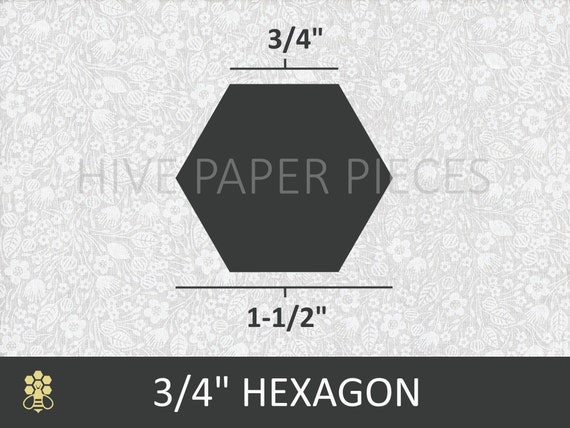 Hexagons in 3 Sizes Quilt Stamps Hexagons in 3 Sizes Quilt Stamps