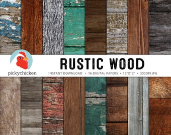 Wood Digital Paper rustic woodgrain background photography backdrop country rustic wedding country cottage Instant Download 8008
