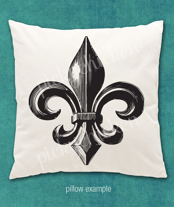 French Fleur De Lis - 8x10 Digital INSTANT DOWNLOAD Printable