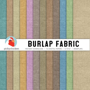 Sackleinen Digital Paper - 12 Stoff strukturierte Papiere neutral Braun Tan Blau/Petrol grün rosa Fotografie Kulisse 8096