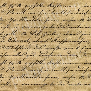 Puede incluir: Primer plano de una tela de arpillera con texto escrito a mano en tinta negra. El texto incluye las palabras "kocht", "Restenien", "Panill", "Stoße", "Mendelen", "Citernet", "Rieschemwasser", "Milchterd", "fiern", "alles", "zut", "durch", "we", "leicht", "vermenge", "beides", "miteinander".