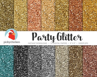 Glitter Digital Paper - gold glitter, black glitter, Halloween glitter, New Year's Eve, 9x9 photography background printable 8002
