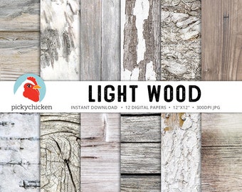 Wood digital paper, light wood, birch bark, whitewashed, painted wood, white wood, rustic wood, country wedding photography backdrop 8092