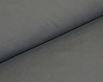 Bio-Jersey - schwarz - uni - 0,5m