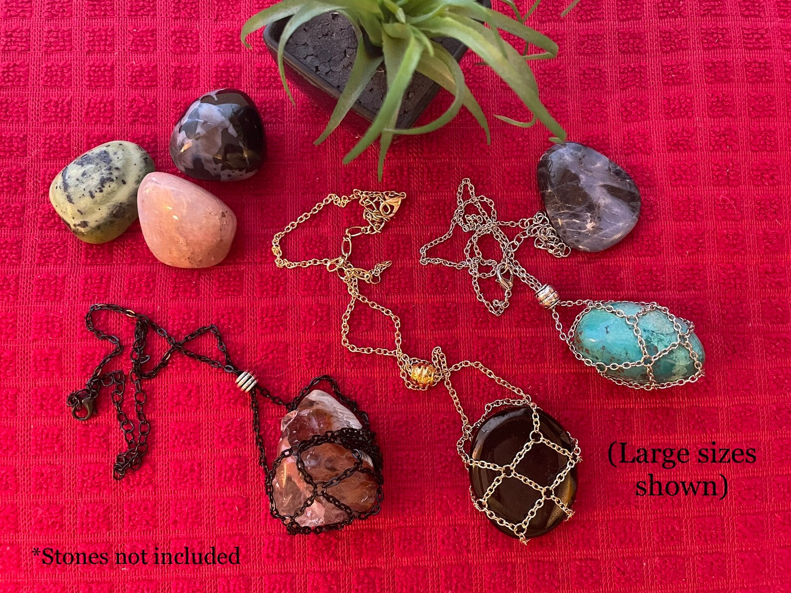 Interchangeable Crystal Chain Necklace Etsy