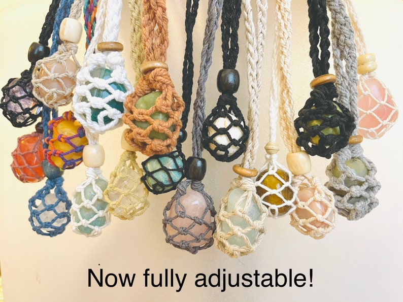 Crystal Holder Necklace Etsy