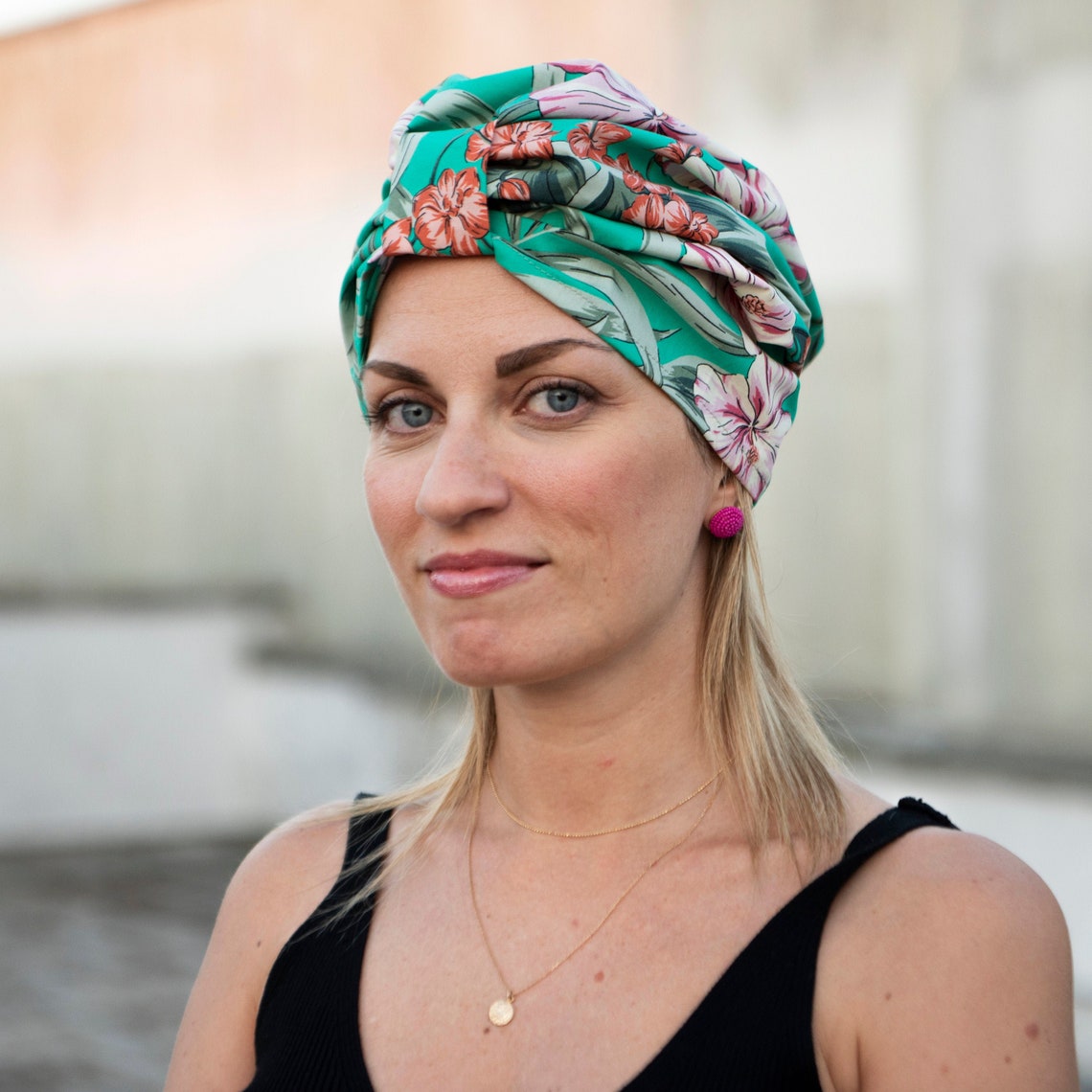 Turbante de mujer turbante de algodón turbante hecho a mano Etsy