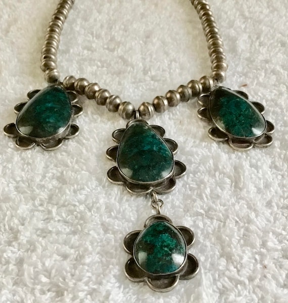NA 2-Y Sterling Native American Necklace