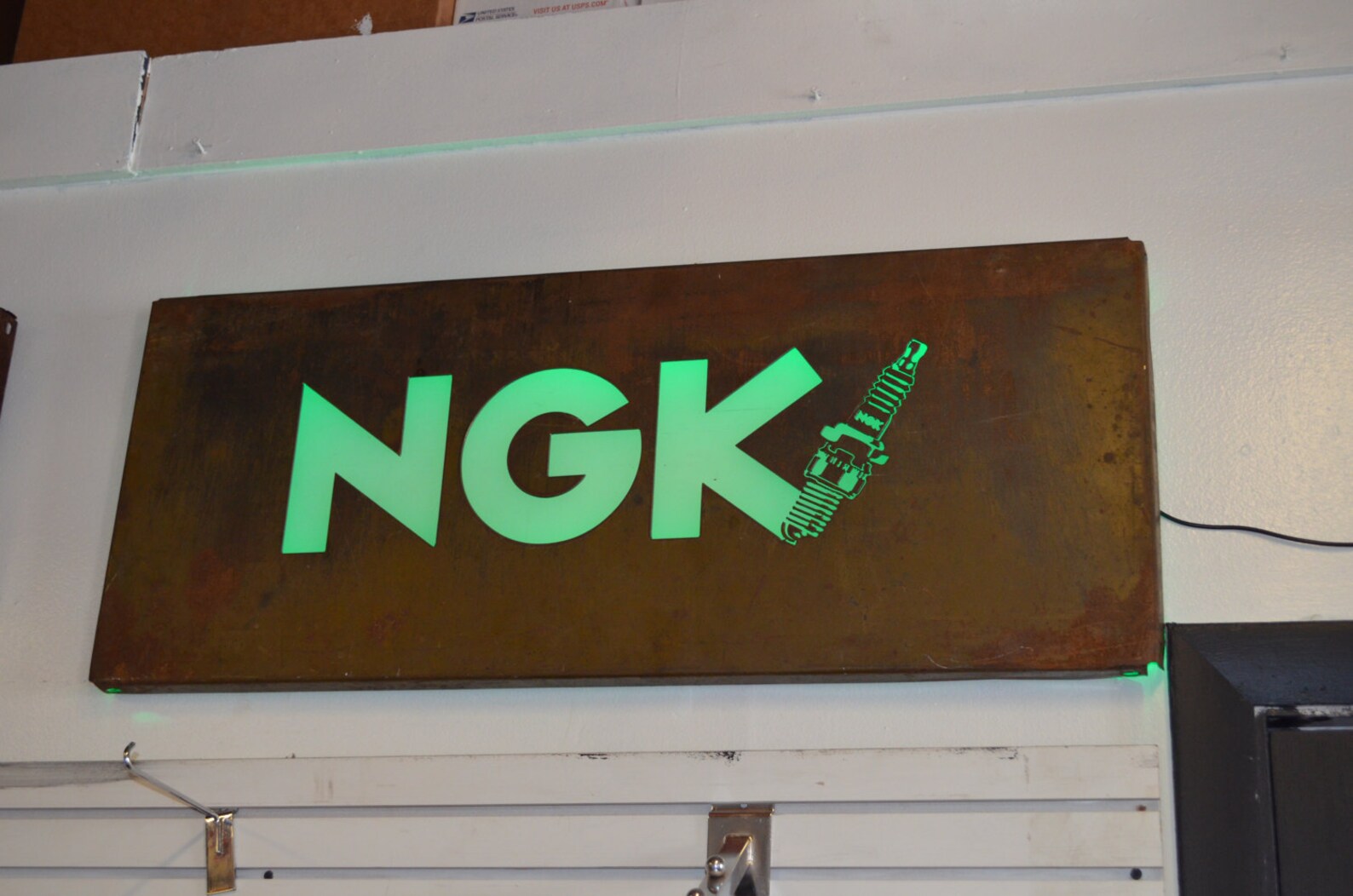 NGK Spark Plug Metal Led Sign Display Vintage Material Etsy