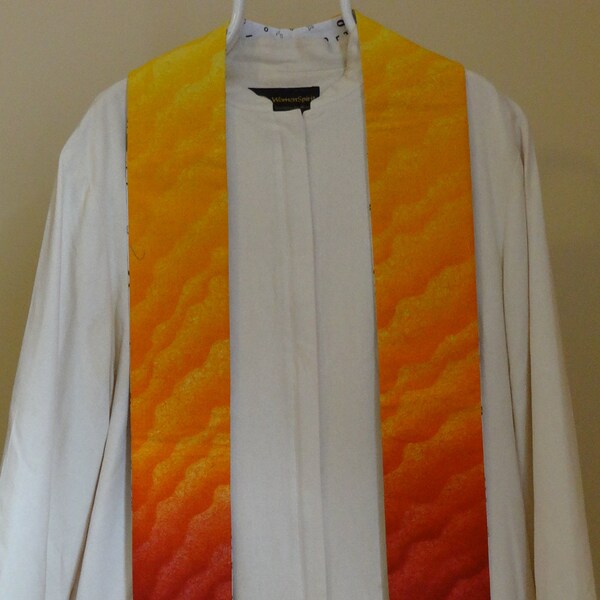 Clergy Stole:   Bright Colors with Math!