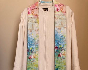 Clergy Stole for Creation: Another Colorful Garden