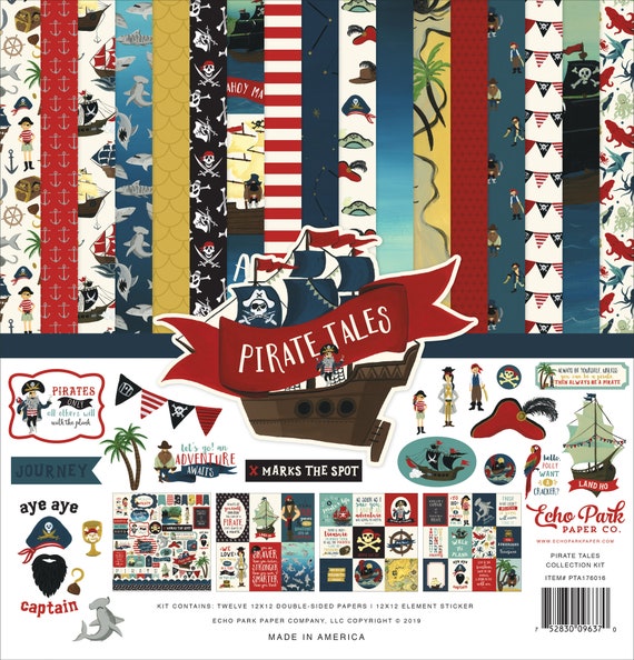 ECHO PARK PAPER Happy Halloween Collection Kit*12/"x12/" Scrapbook Paper Papercraf