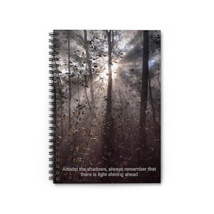 Inspirational Quote Spiral Notebook - Ruled Line
