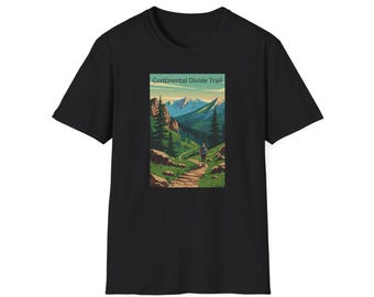 T-shirt De Randonnée "Triple Couronne" (PCT, CDT, AT) - Unisexe - Neuf Avec étiquettes