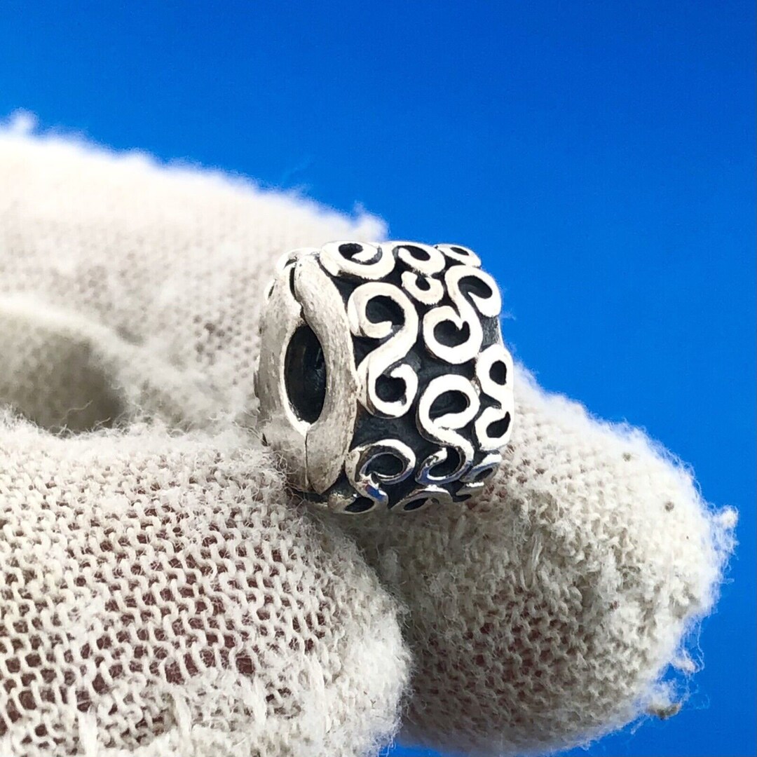 Authentic PANDORA Moments 925 Sterling Silver Serpentine Swirl - Etsy