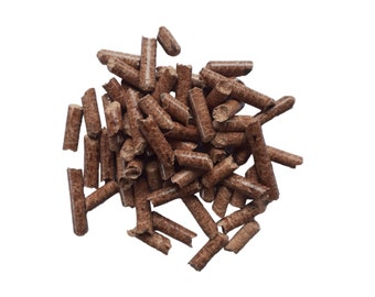 Wooden pellet litter, small pets bedding, natural pelleted bedding from chilean native woods