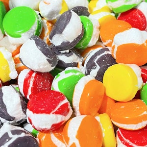 Tart, Sweet, Sour and Fruity Crunchy Freeze Dried Candies, 4oz Candy Bag