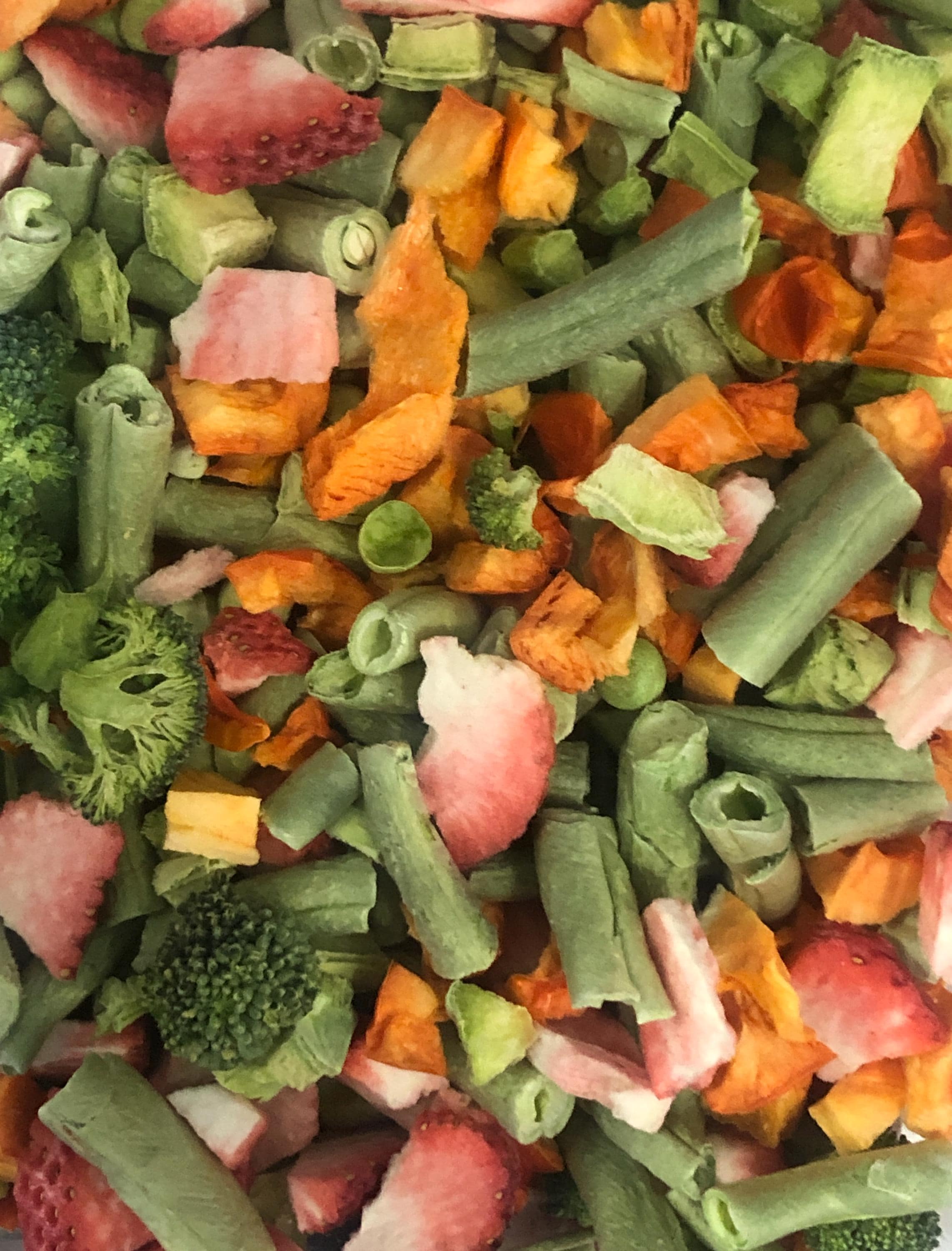 Guinea Pig Treat Mix Freeze Dried Veggies & Fruit Snack 1oz Bucket of ...