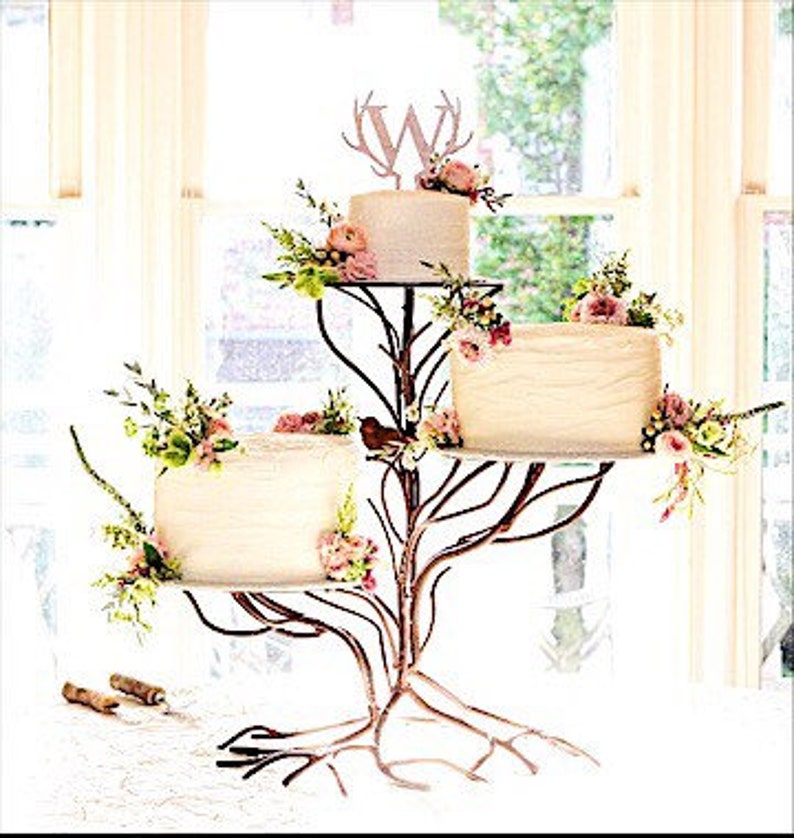 three tiered cake stand