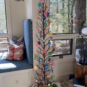 Metal Twig Tree, 70 Inch Tall, Original Holiday Tree.