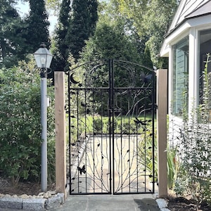 Double Iron Gate, Original Woodland Gate, 70 Inches Tall