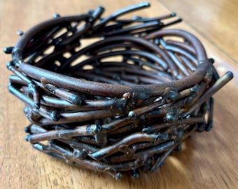 Metal Birds Nest, Decorative Twig Nest
