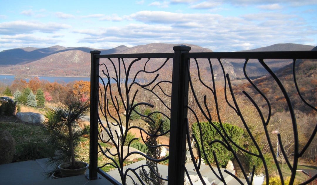 Custom Metal Railings, Iron Twig Railing - Etsy
