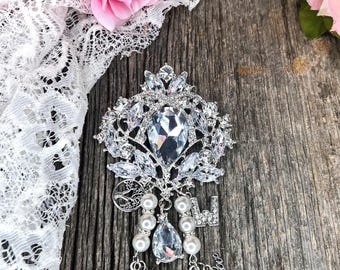 Memorial Bridal Bouquet Photo Charm, Custom Memory Charm, Wedding Bouquet Photo Charm, Personalized Bride Gift, Bride Gift, Wedding Gift