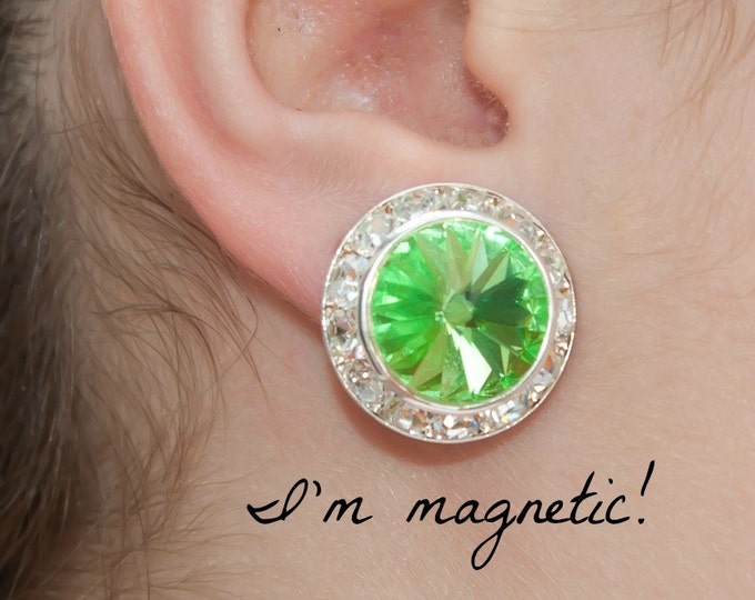 Clip Earrings 22 Colors 3/4 20mm Silver or Etsy