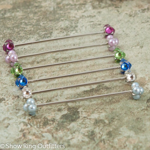 Crystal Collar Bar 25 Colors Tie Collar Bar Collar Pin Etsy