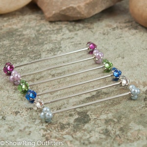 Crystal Collar Bar, 25 colors, Tie Collar Bar, Collar Pin, Men&#39;s Collar Bar, Tie Accessory, Men&#39;s Accessories, Saddle Seat