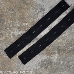 Jodhpur underpasses, 2 pc. or 4 pc., jodhpur tiedowns, adjustable buttonhole underpasses, saddle seat jod underpasses