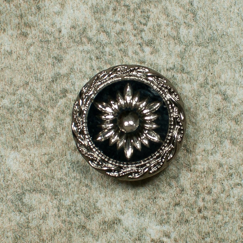 Horse Show Number Holders Silver and Jet Carved Etsy