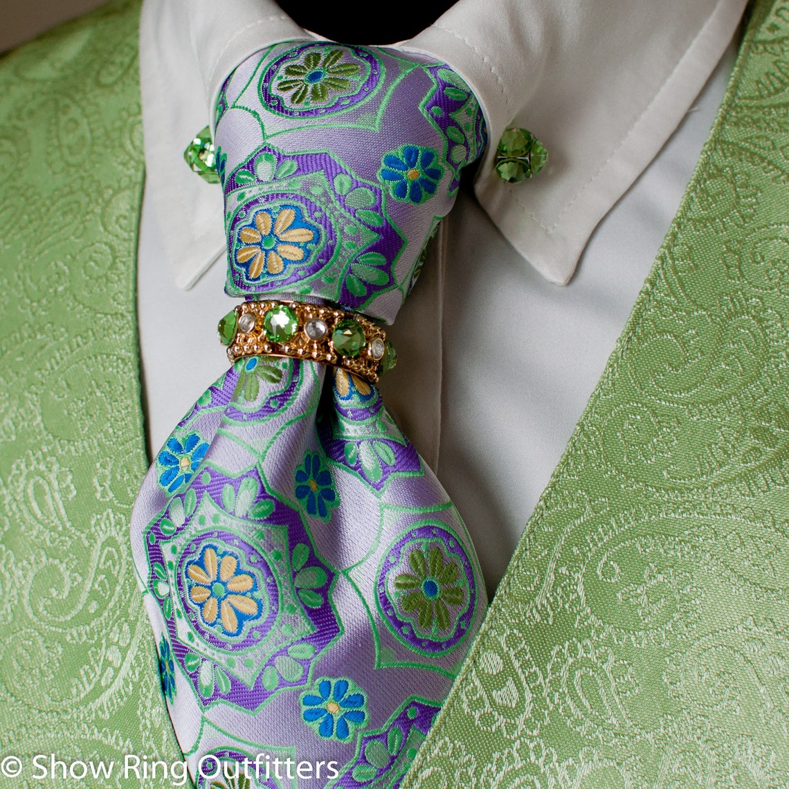 25 Colors Gold Crystal Tie Ring Tie Accessory Saddleseat Etsy