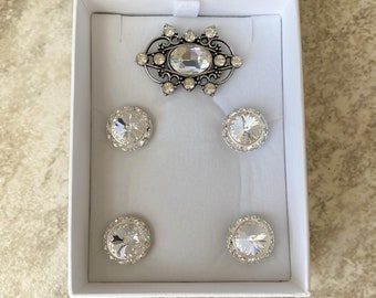 No-Poke Stock Pin and Number Holders, Invisible Hold, Dressage Cravat Pin, Hunt Seat Neck Piece