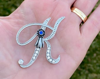 Burberrys of London Equestrian Knight FIRST LOGO Pin Brooch
