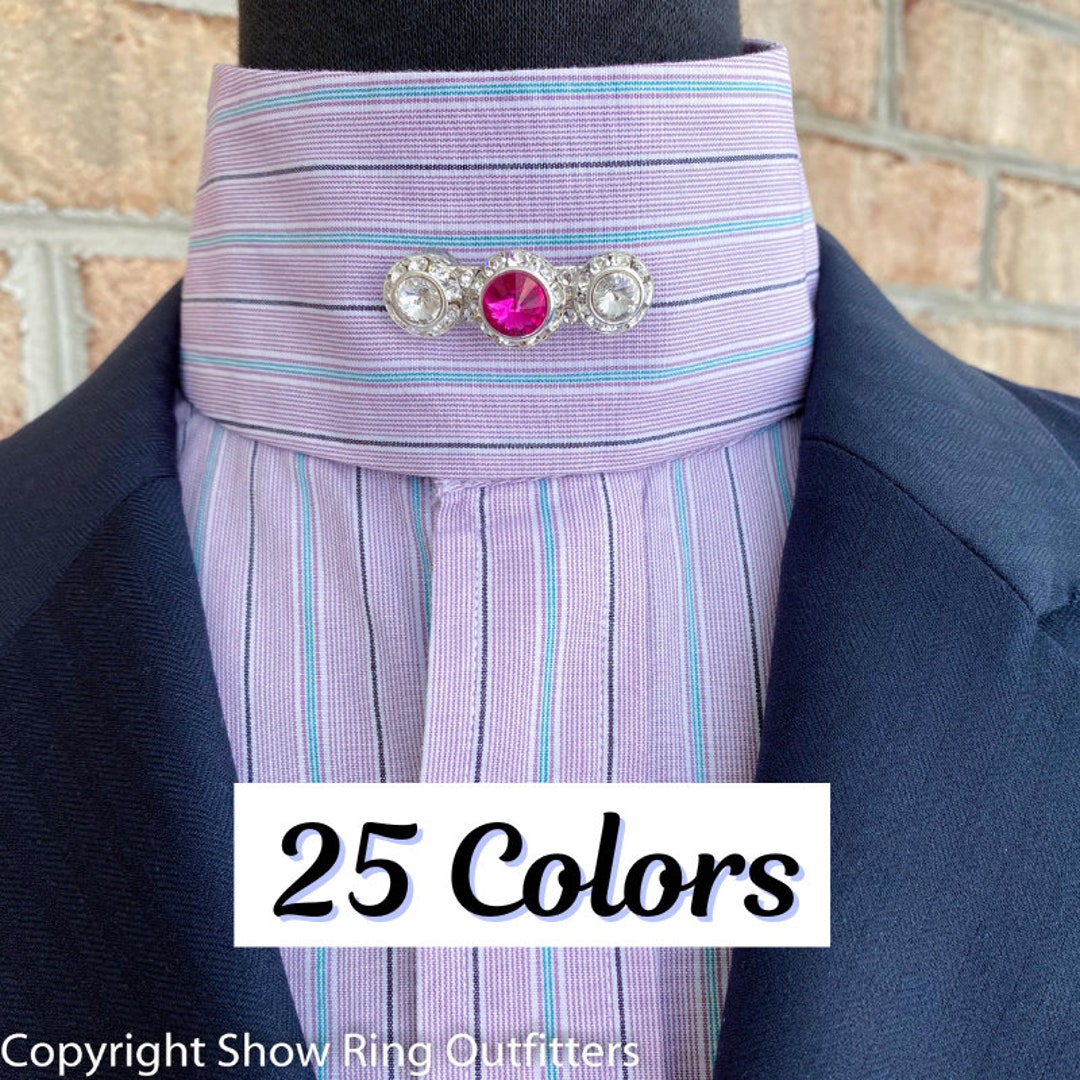 Magnet Colar Pin Magnetic Stock Pin, 25 Colors, Horse Show Magnetic Collar Pin, Dressage ...