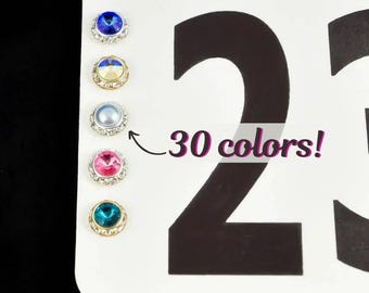 5 pc Horse Show Number Holders, 30 colors, Saddleseat
