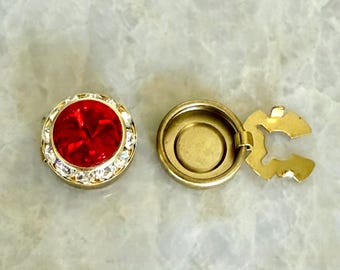 25 colors GOLD Button Covers, Faux Cuff Links, set of 2 or 4