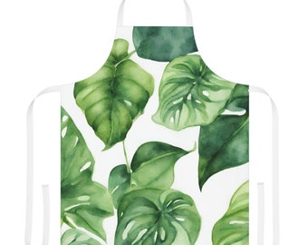 Monstera Plant Leafy Apron