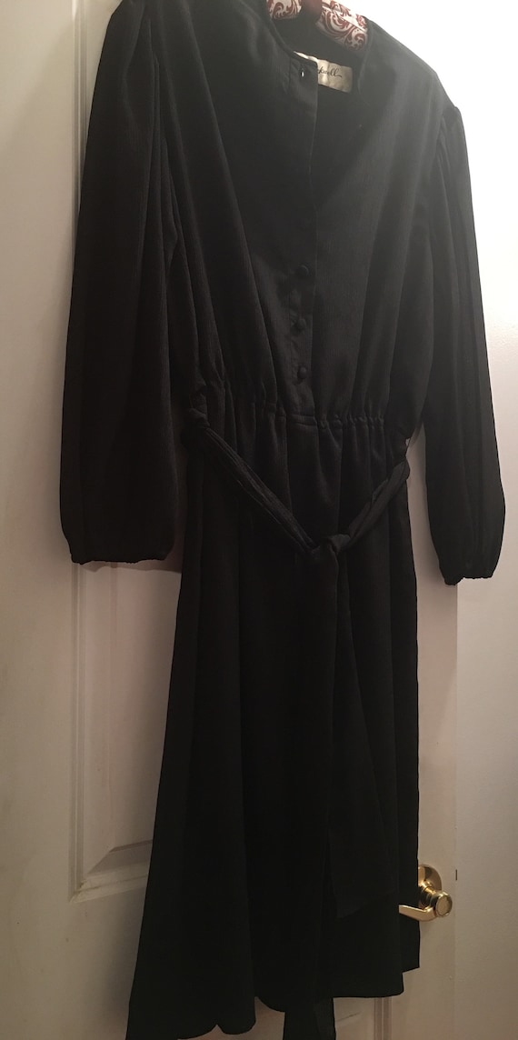 1950’s Black Silk Dress by Mr. Blackwell