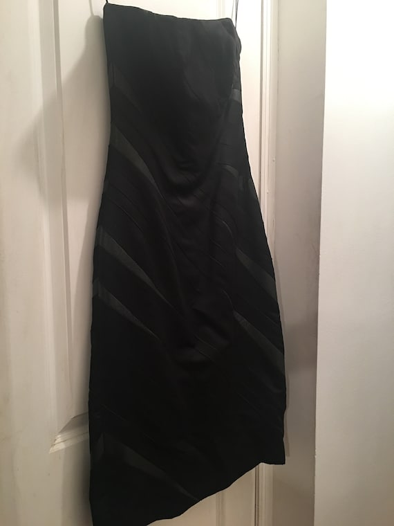 Black cocktail dress