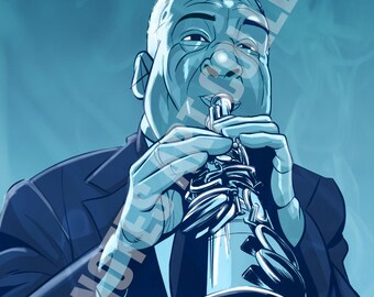 Sidney Bechet 11 x 17 Print