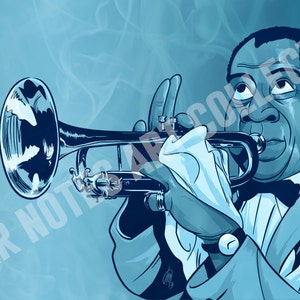Louis Armstrong 11 x 17 Print