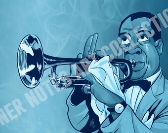 Louis Armstrong 11 x 17 Print