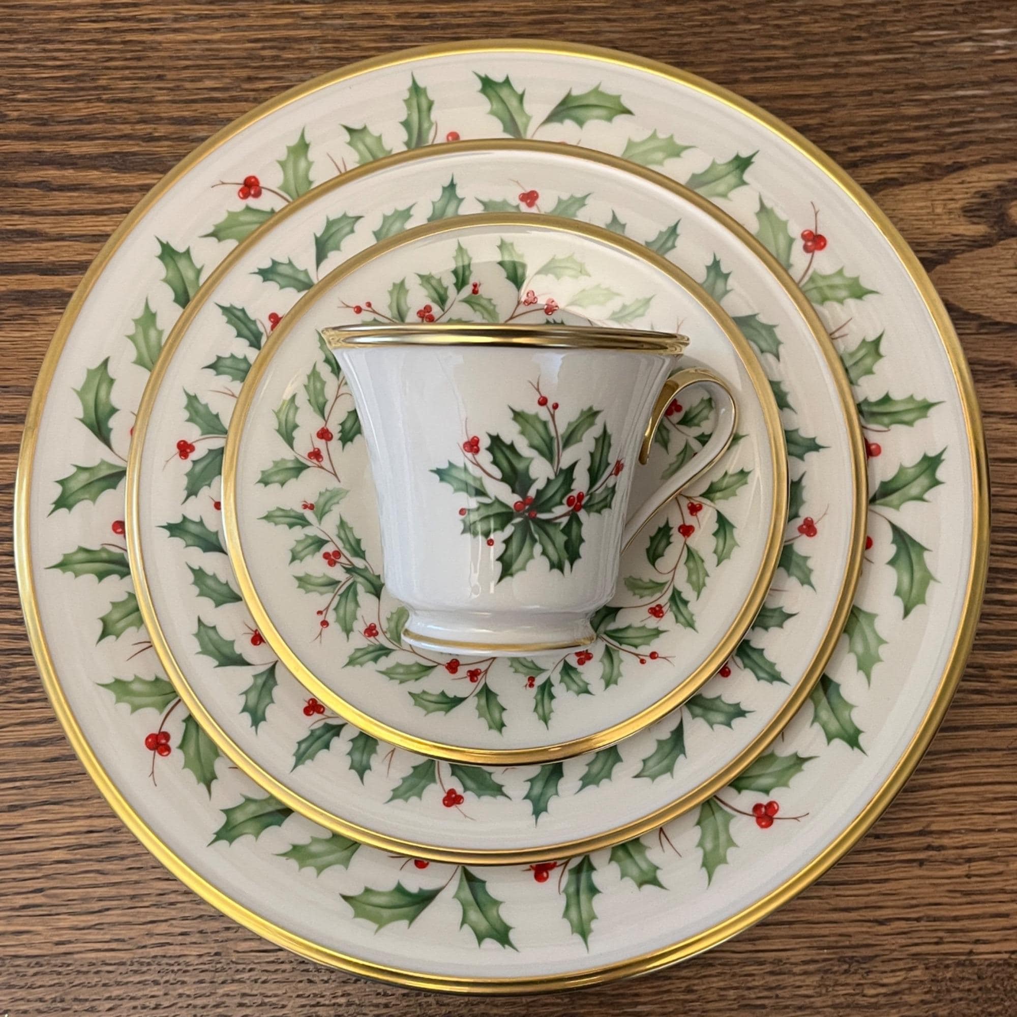 Vintage Lenox Christmas Dinnerware - Etsy